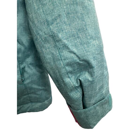 Roxy Women Teal Snow Jacket - Picture 3 of 12